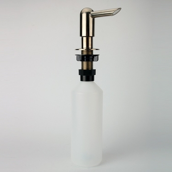 Weidou ABS ručni pritiskom dozator sapuna za sudoperu, elektroplatirani završetak, moderni minimalistički stil, 0,2 kg