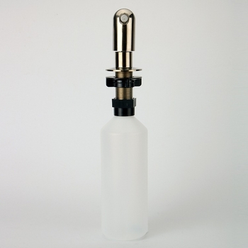 Weidou ABS ručni pritiskom dozator sapuna za sudoperu, elektroplatirani završetak, moderni minimalistički stil, 0,2 kg