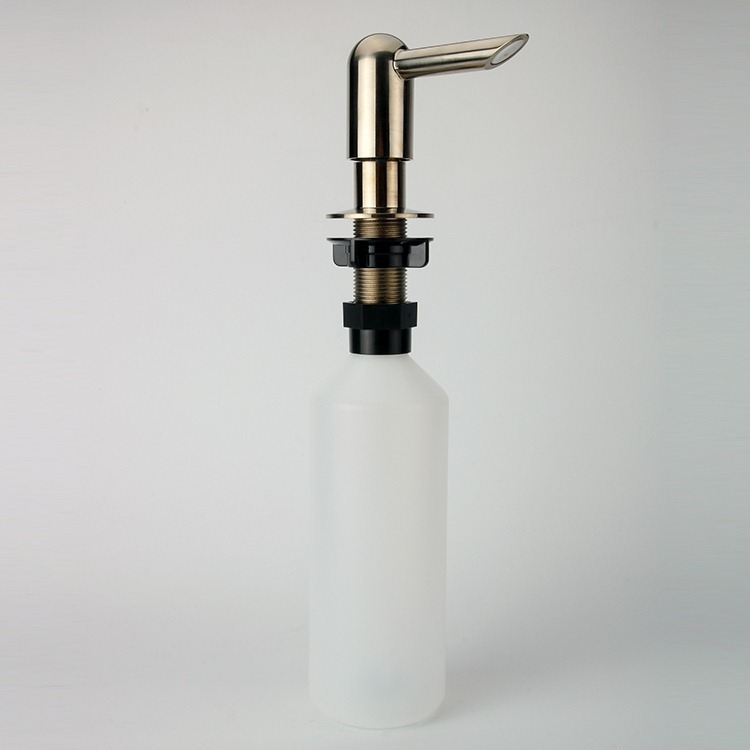 Weidou ABS ručni pritiskom dozator sapuna za sudoperu, elektroplatirani završetak, moderni minimalistički stil, 0,2 kg