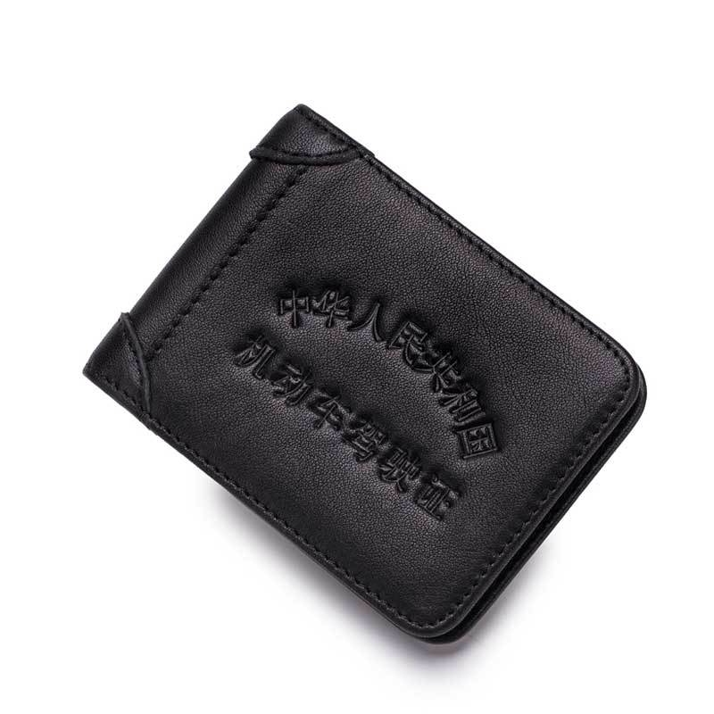 Cow Captain Leather Carcasă pentru permis de conducere, Piele naturală, Piele de vită de top, Model masculin