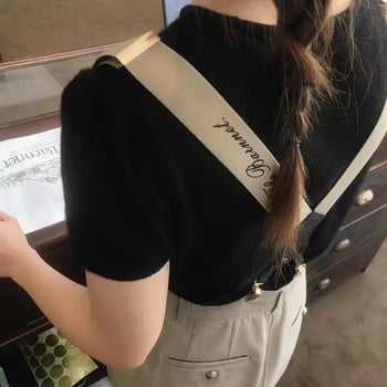 Ramenski kaiševi s 4 kopče, prava koža gornjeg sloja, fiksna duljina, za odrasle žene, jesen 2023