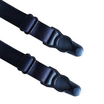 Muške najlon gaćice za čarape s 6 kopči, podesiva duljina, jaka elastičnost, prekrížene trake