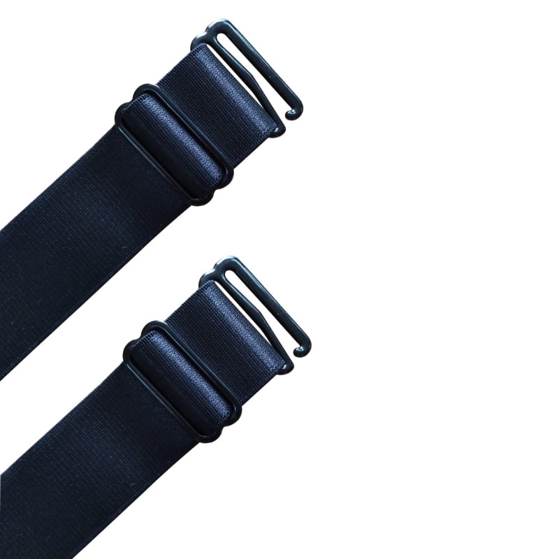 Muške najlon gaćice za čarape s 6 kopči, podesiva duljina, jaka elastičnost, prekrížene trake