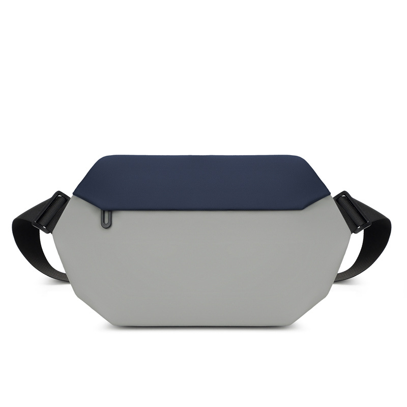 Muška torbica za prsa – gradska jednostavnost, vodootporan PU materijal, prozračna unutarnja podstava od poliestera, za muškarce