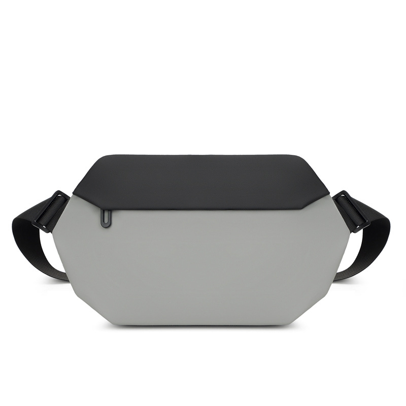 Muška torbica za prsa – gradska jednostavnost, vodootporan PU materijal, prozračna unutarnja podstava od poliestera, za muškarce