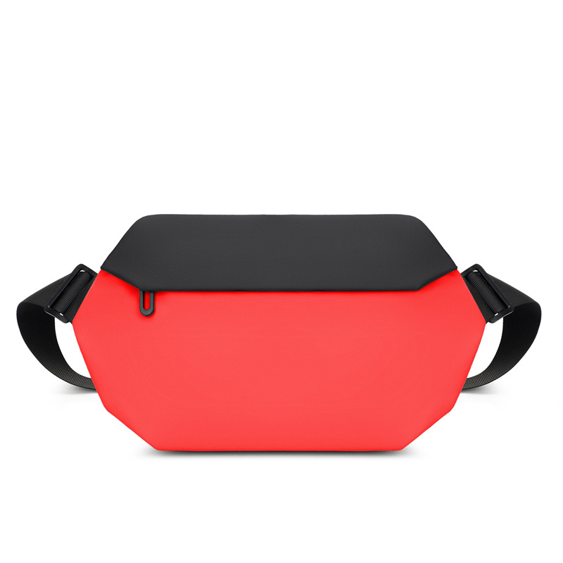 Muška torbica za prsa – gradska jednostavnost, vodootporan PU materijal, prozračna unutarnja podstava od poliestera, za muškarce