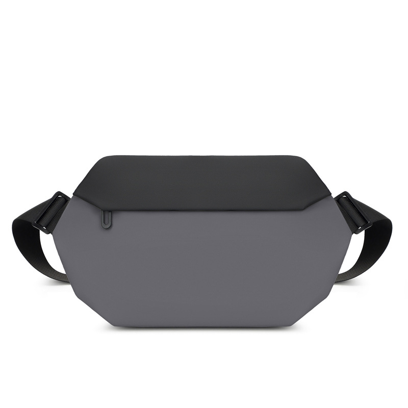 Muška torbica za prsa – gradska jednostavnost, vodootporan PU materijal, prozračna unutarnja podstava od poliestera, za muškarce