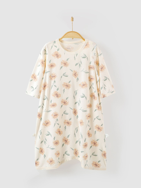 Dječje ljetno modalno pidžama u jednom komadu – unisex, tkanina koja odvaja vlagu, nježna obrada, motiv životinja/crtić