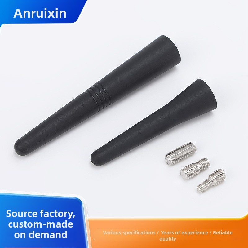 Automašīnas radio antena ar vītņotu uzstādīšanu; universāla saderība; darbība 12 V; apstrāde un pielāgošana pieejamas (Montāža: vītņota; Spriegums: 12 V; Saderība: universāla; Apstrāde un pielāgošana: pieejamas)