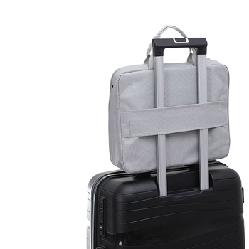 Geantă portabilă pentru organizarea documentelor cu fermoar, protecție pentru licența de afaceri și ștampilă, material textil