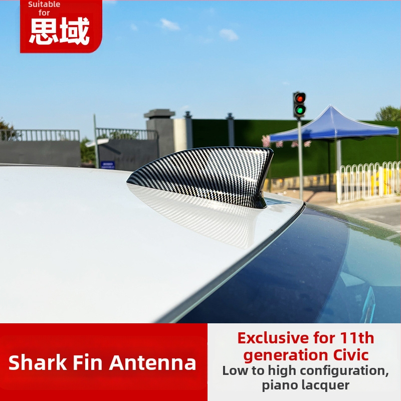 Auto radio antena ar dekoratīvu haizivju fin dekoru Civic 2022, 11. paaudze – Tips: auto radio antena; Montāža: līmēšana; Saderība: Civic 2022; Zīmols: Living in the Car