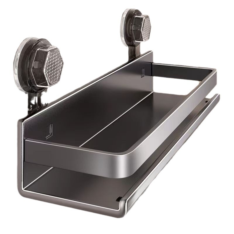 Police za kupaonu s usisnim držačem — nosivost 5 kg, 1–2 police, moderan stil