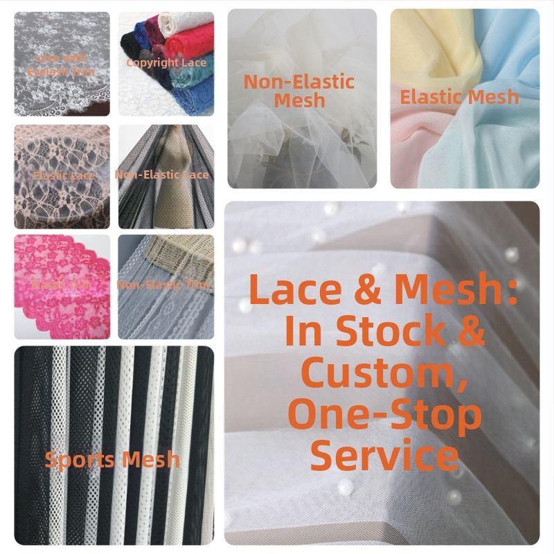 Nėrinių audinys apatiniams drabužiams kamisolėi | 92% brokatas, 8% spandeksas | GB standartas | Tianzhishun lace