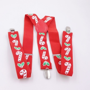 Bretele elastice cu 3 clipsuri, cruce în spate, reglabile, poliester și cauciuc, unisex adulți