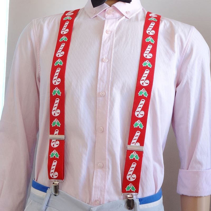 Bretele elastice cu 3 clipsuri, cruce în spate, reglabile, poliester și cauciuc, unisex adulți