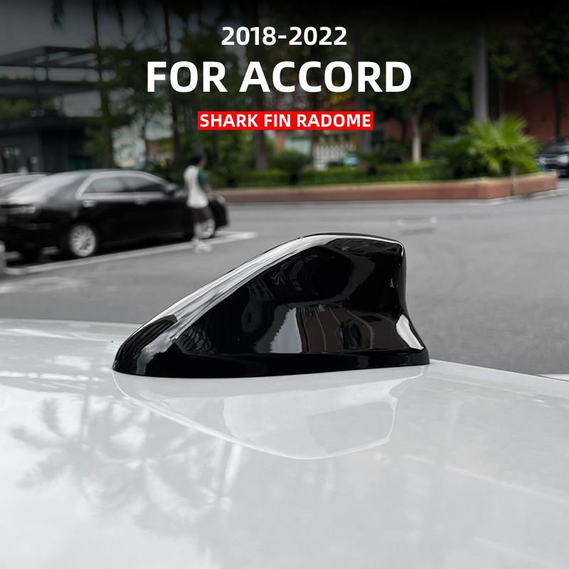 Haizivs spuras formas antenas vāciņš Honda Accord 2018-2022 (10. paaudze) – pašlīmējošs ārējais dekoratīvais vāciņš, svars 125 g