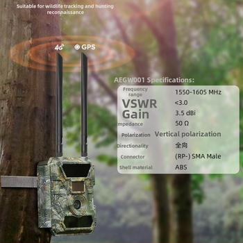 GPS lipīgā stieņa antena, omnidirekcionāla, augsta iegūve, SMA savienotājs, automobiļu navigācijas sistēmai