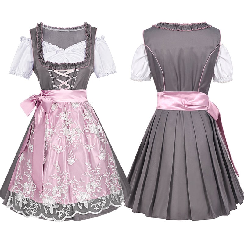 Costum Halloween Oktoberfest Bavarian cu pantaloni cu bretele, pentru unisex, țesătură corduroy, poliester, lansare iarna 2022