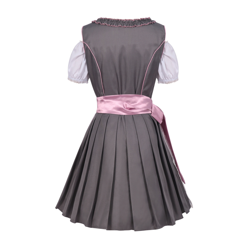 Costum Halloween Oktoberfest Bavarian cu pantaloni cu bretele, pentru unisex, țesătură corduroy, poliester, lansare iarna 2022