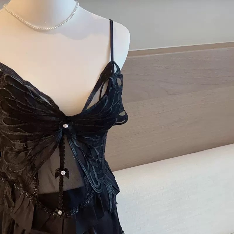 Pizama set s Ice Silk, 95–100% poliester, V izrez, bez rukava, kratke hlače