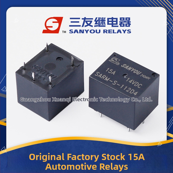 SARM-S sērijas dubultās spoles relejs 5V/12V, SPDT, 15A, 14VDC, 5 spraudes