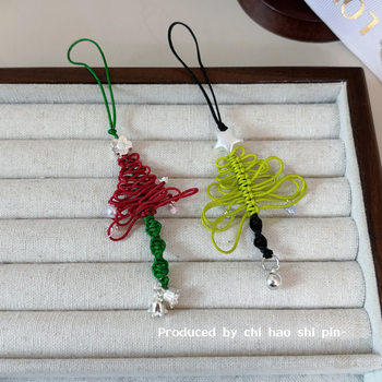 Viseći privjesak za telefon i torbu, ručna izrada od legure, INS stil, uzorak biljke i cvijeće, zima 2024