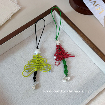 Viseći privjesak za telefon i torbu, ručna izrada od legure, INS stil, uzorak biljke i cvijeće, zima 2024