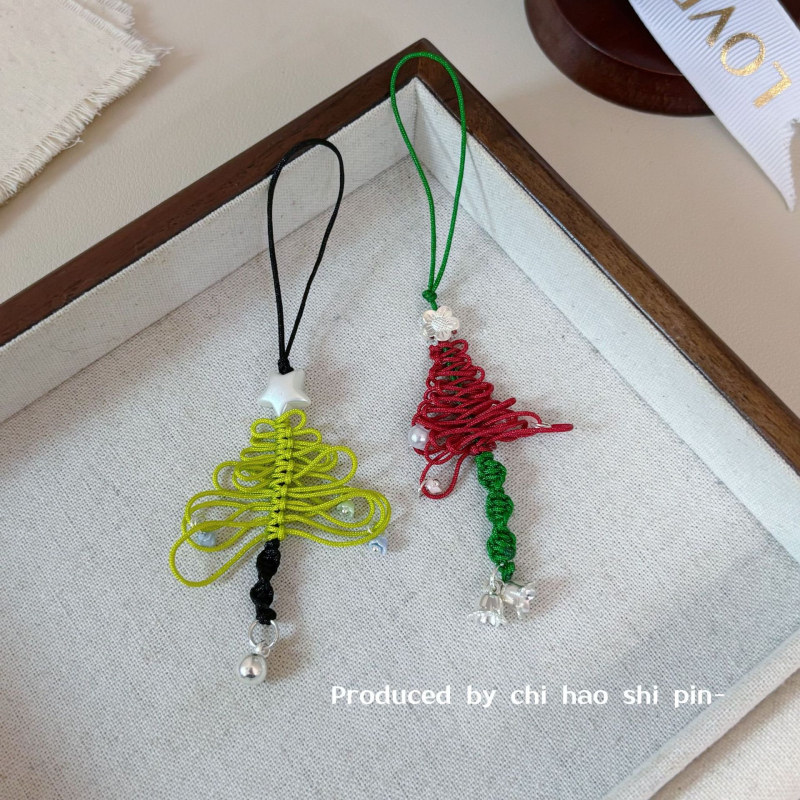 Viseći privjesak za telefon i torbu, ručna izrada od legure, INS stil, uzorak biljke i cvijeće, zima 2024