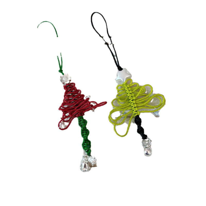 Viseći privjesak za telefon i torbu, ručna izrada od legure, INS stil, uzorak biljke i cvijeće, zima 2024