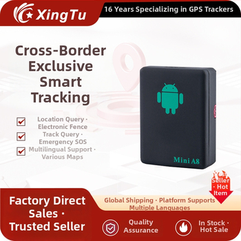 A8 automobilio GPS sekiklis su anti‑vagystės funkcija ir mobiliojo signalo įspėjimu, GPS tikslumas 500 m, IP67 atsparumas vandeniui, baterijos tarnavimo laikas 78 val.