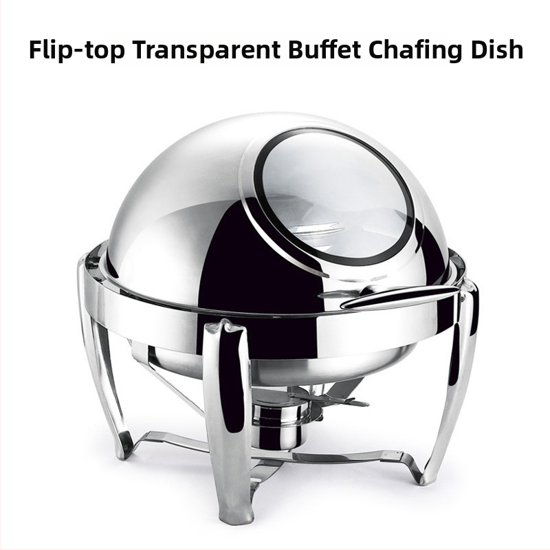 Nehrđajući čelični štednjak za šank s okruglim sklopivim poklopcem, izoliran, električni, za komercijalnu upotrebu (nehrđajući čelik; okrugli sklopivi poklopac; izolacija; električno)