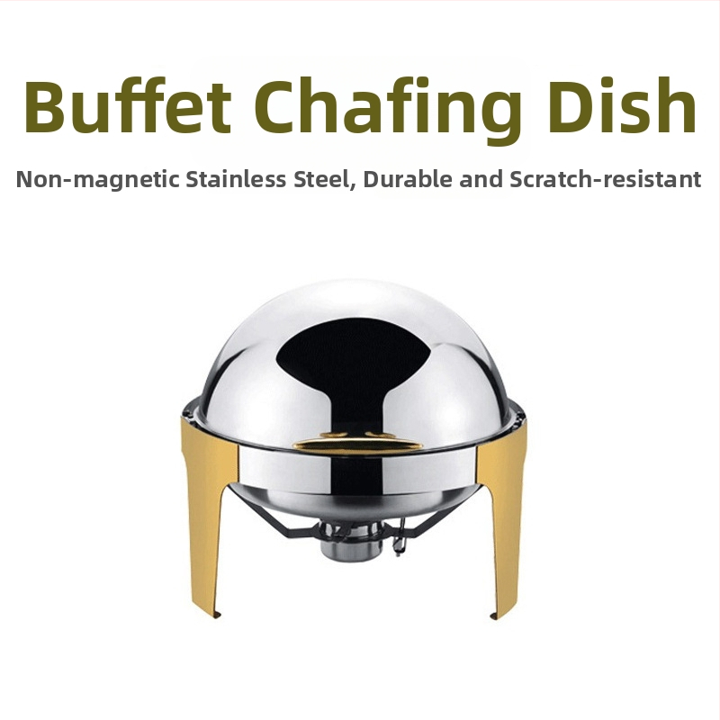 Nehrđajući čelični štednjak za šank s okruglim sklopivim poklopcem, izoliran, električni, za komercijalnu upotrebu (nehrđajući čelik; okrugli sklopivi poklopac; izolacija; električno)