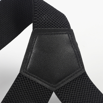 Prekrížené ramenné popruhy, elastický pás, 3 klipsy, nastaviteľná dĺžka, unisex dospelí