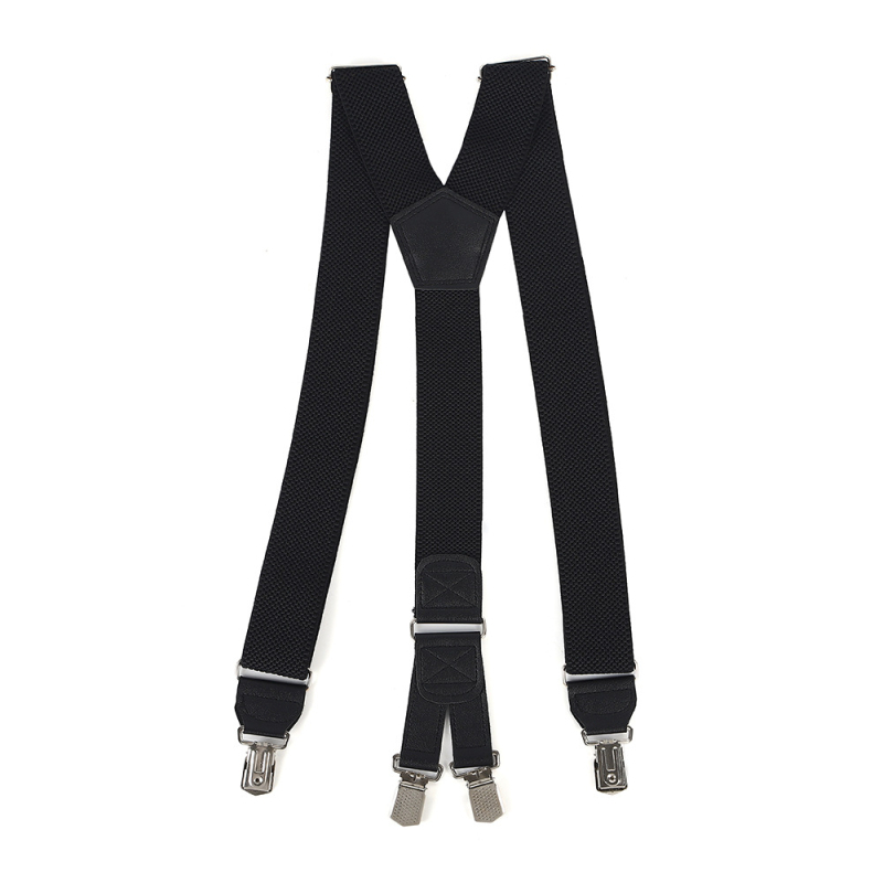 Prekrížené ramenné popruhy, elastický pás, 3 klipsy, nastaviteľná dĺžka, unisex dospelí