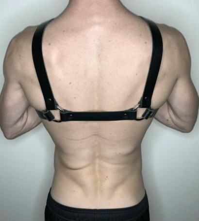 Kožený ramenný popruh pre mužov, európsky a americký štýl, jar 2023