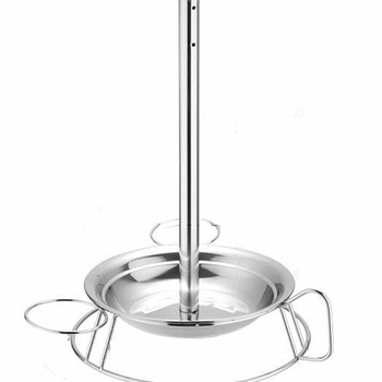 Stalak za pečeno piletinu od nehrđajućeg čelika s okvirom od čeličnih cijevi — Hanmey