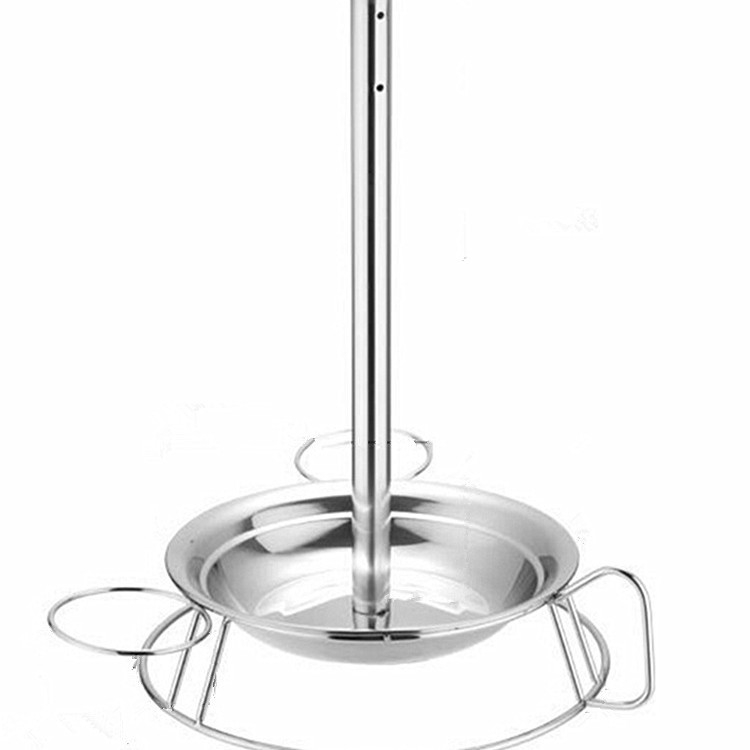 Stalak za pečeno piletinu od nehrđajućeg čelika s okvirom od čeličnih cijevi — Hanmey