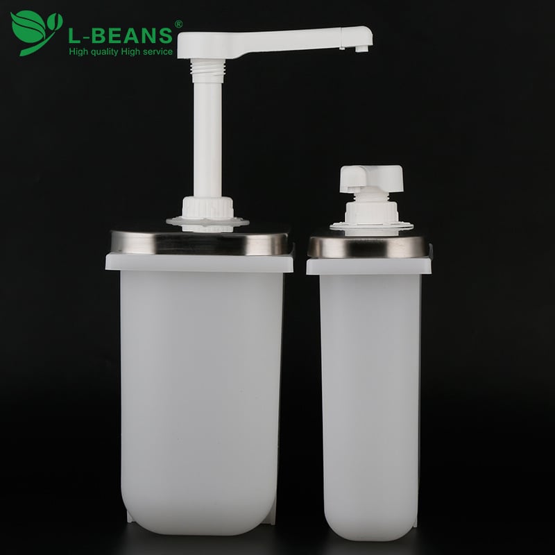 Plastový dávkovač omáčky pre hotelový bufet, s možnosťou prispôsobenia loga, uvedený na trh v roku 2018