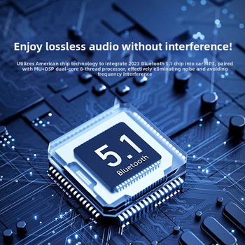 Δέκτης Bluetooth αυτοκινήτου με ήχο χωρίς απώλειες, MP3 player, τροφοδοσία 12V από αναπτήρα, μοντέλο CH-014