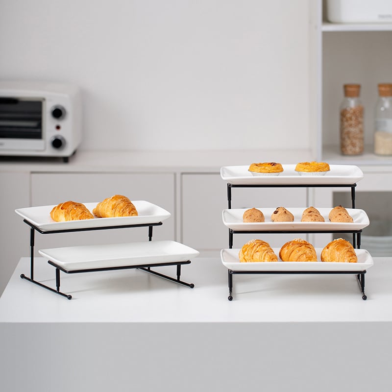 Jin Baichuan κεραμική πιατέλα για επιδόρπιο | υψηλής ποιότητας, χειροποίητη, προσαρμοσμένη (A1890)