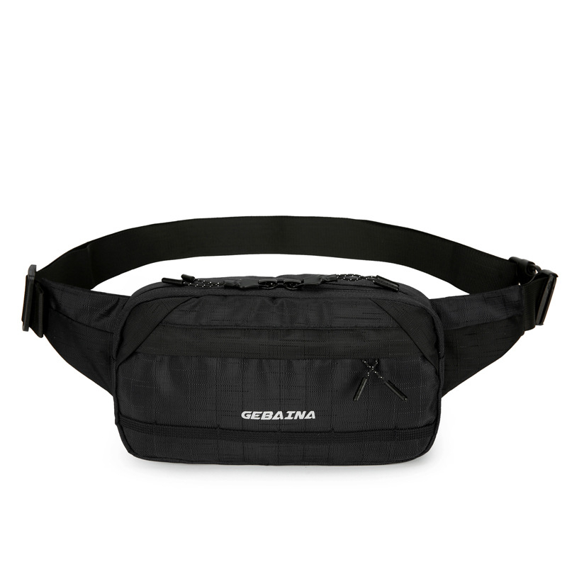 Geantă de talie pentru bărbați – pânză Oxford, căptuială din poliester, stil de călătorie relaxat