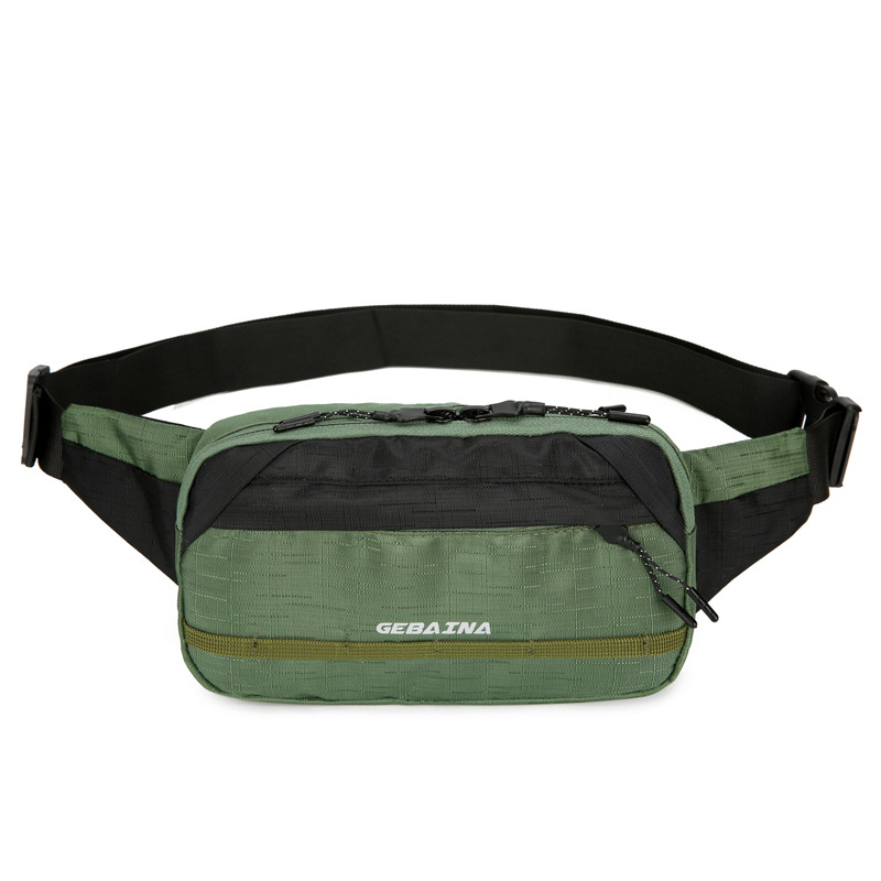 Geantă de talie pentru bărbați – pânză Oxford, căptuială din poliester, stil de călătorie relaxat