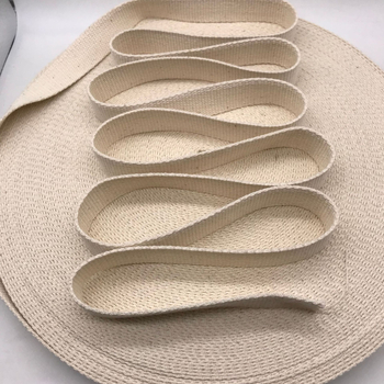 Remeni za ruksak od 100% pamuka, s perlastim uzorkom, obrubljeni, tkanim platnenim remenom