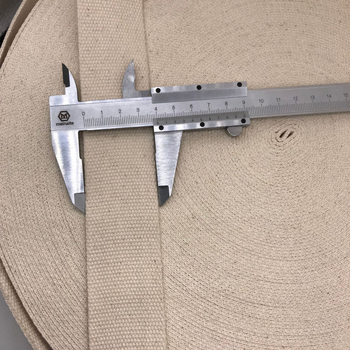 Remeni za ruksak od 100% pamuka, s perlastim uzorkom, obrubljeni, tkanim platnenim remenom