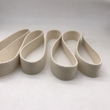 Remeni za ruksak od 100% pamuka, s perlastim uzorkom, obrubljeni, tkanim platnenim remenom