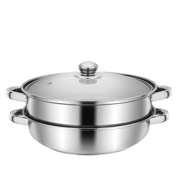 Nerūsējošā tērauda dubultslāņa zupa tvaika katls, piemērots gāzei un indukcijai – Bufetes iekārtojums, pielāgojams logotips, izcelsme Čaozhou