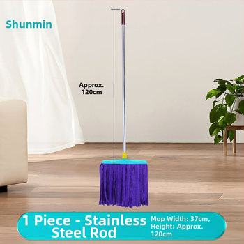 Shunmin grindų šluota su geležies ir nerūdijančio plieno lazdele, apkrova virš 10 kg, išleista 2024