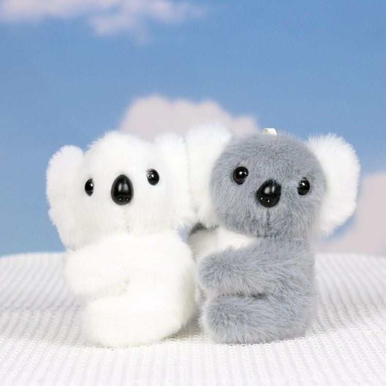 Koala plišani privjesak za ključeve, sladak crtani stil, mekan pliš