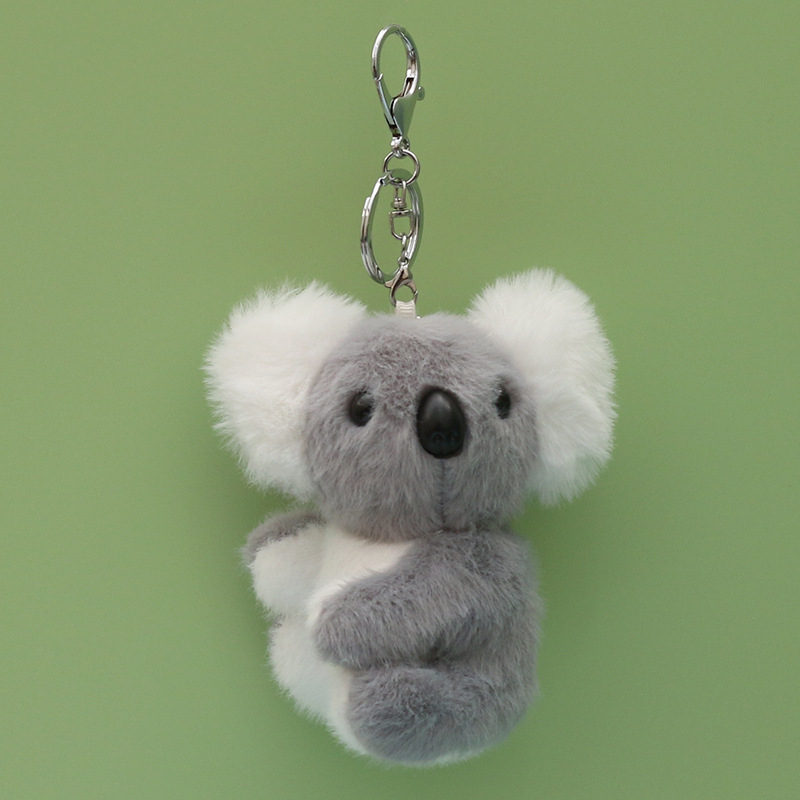 Koala plišani privjesak za ključeve, sladak crtani stil, mekan pliš