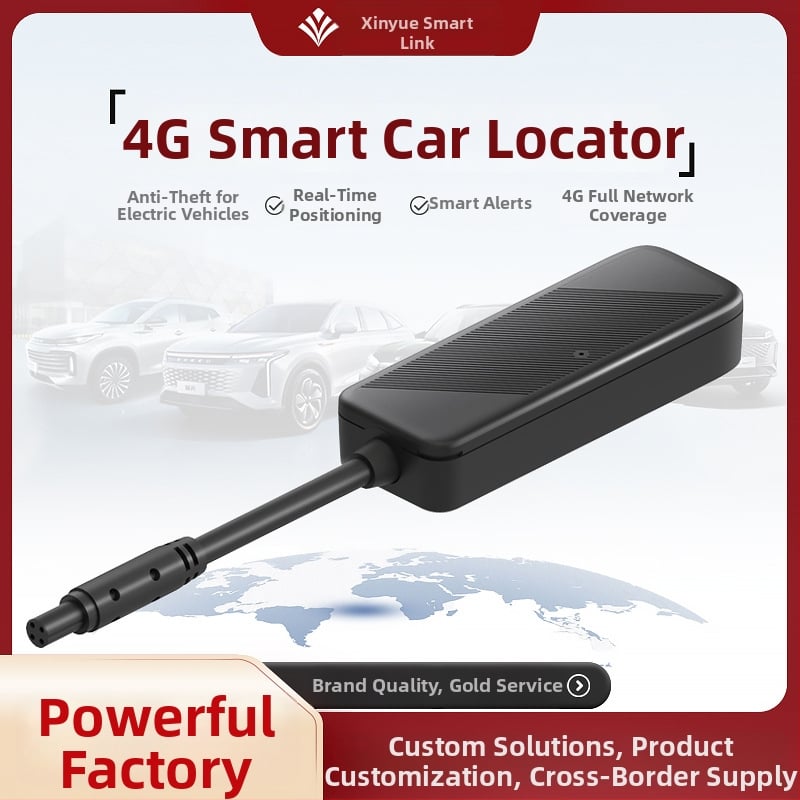 4G GPS sekiklis automobiliams ir motociklams XY301; GPS tikslumas 5–10 m; įspėjimo režimai: vibracija, maitinimo išjungimas, SOS, geofence, greičio viršijimas; IP65 atsparumas vandeniui.